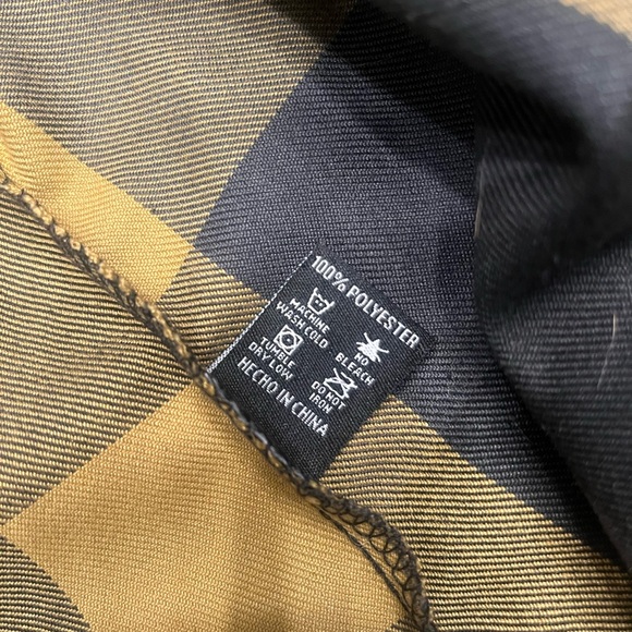 Dixxon Flannel Company The Journey Yellow And Black Plaid Flannel Size Medium - Picture 4 of 9